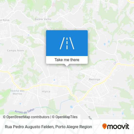 Rua Pedro Augusto Felden map
