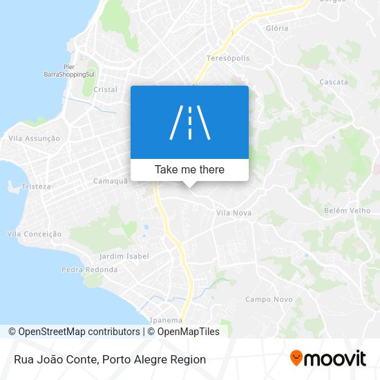 Rua João Conte map