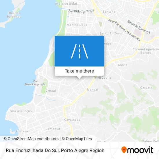 Rua Encruzilhada Do Sul map