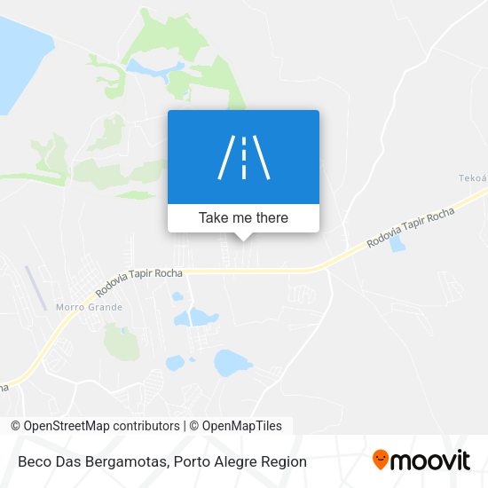Beco Das Bergamotas map