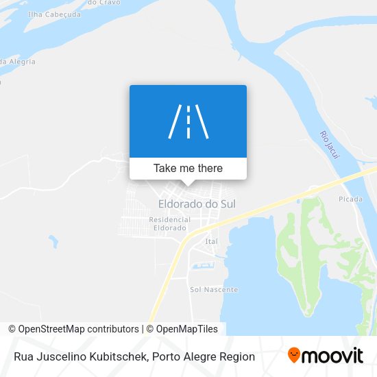 Rua Juscelino Kubitschek map