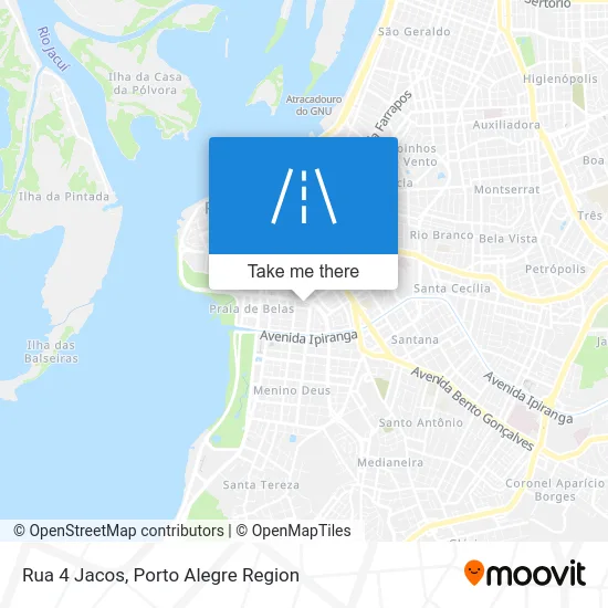 Rua 4 Jacos map