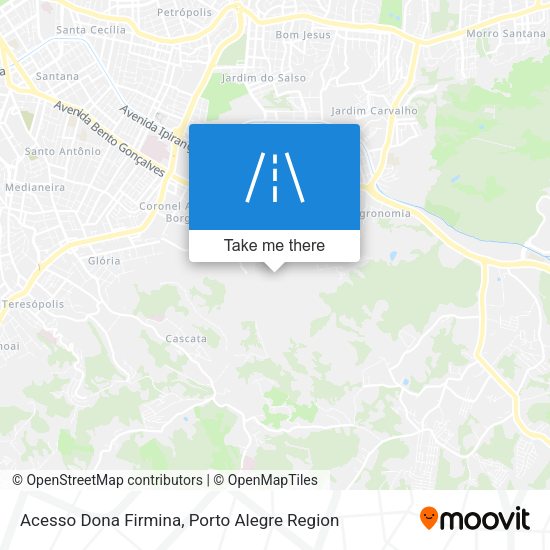Acesso Dona Firmina map