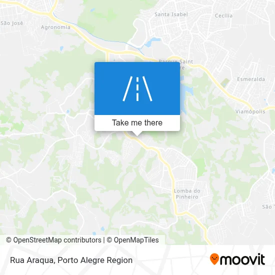 Rua Araqua map