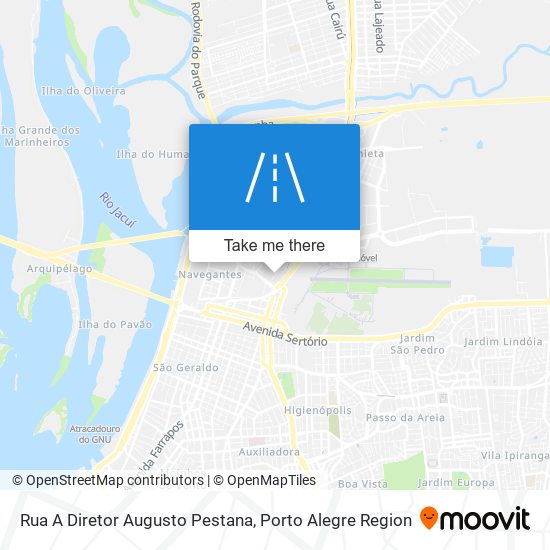 Rua A Diretor Augusto Pestana map