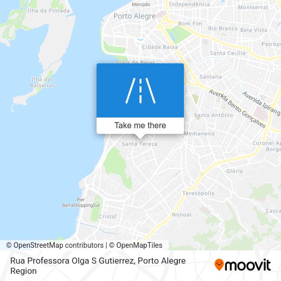 Rua Professora Olga S Gutierrez map