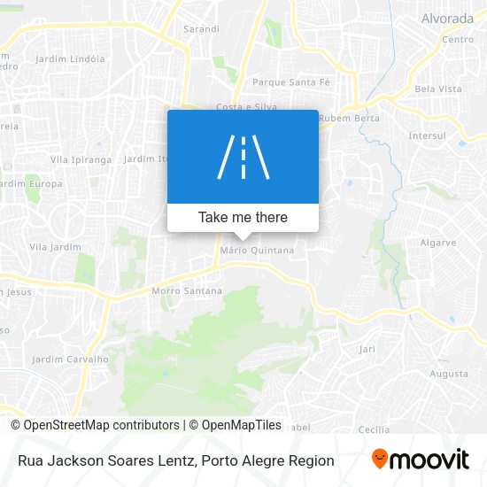 Rua Jackson Soares Lentz map