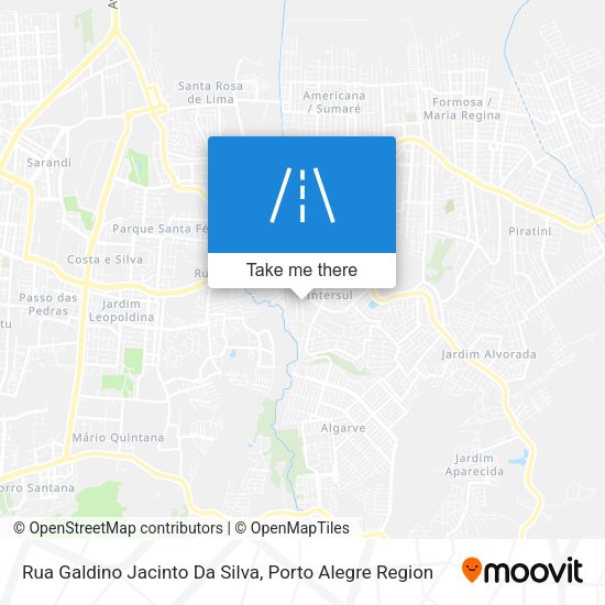 Rua Galdino Jacinto Da Silva map