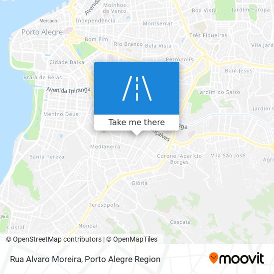 Rua Alvaro Moreira map