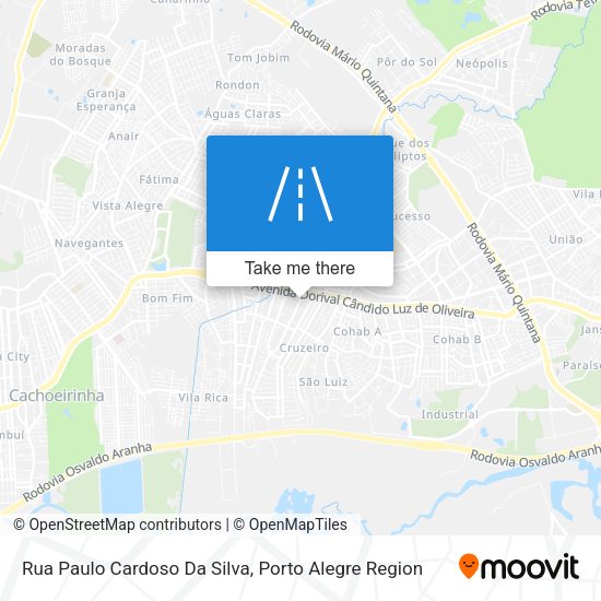 Rua Paulo Cardoso Da Silva map