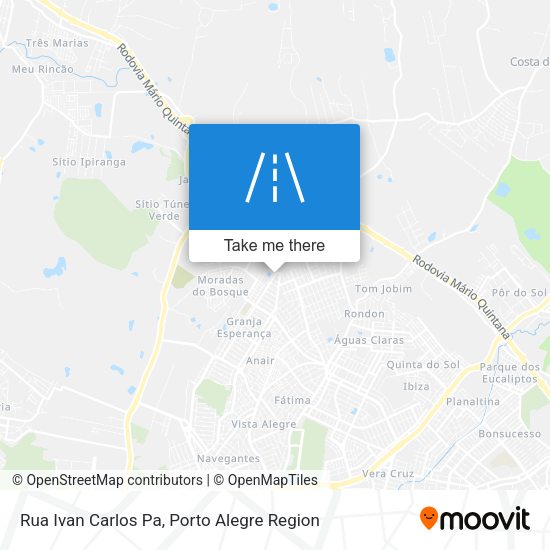 Rua Ivan Carlos Pa map