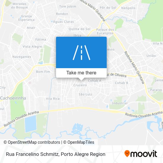 Rua Francelino Schmitz map