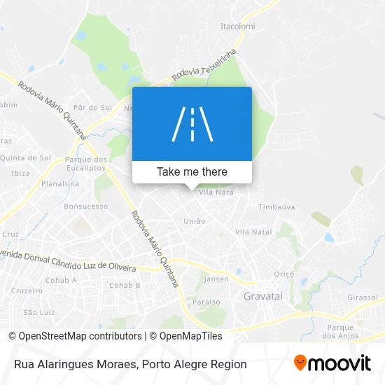 Rua Alaringues Moraes map
