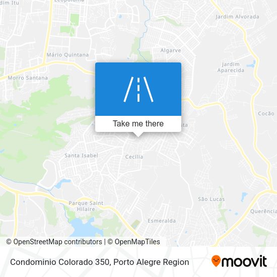 Condominio Colorado 350 map