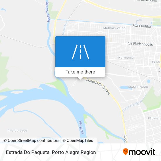 Estrada Do Paqueta map