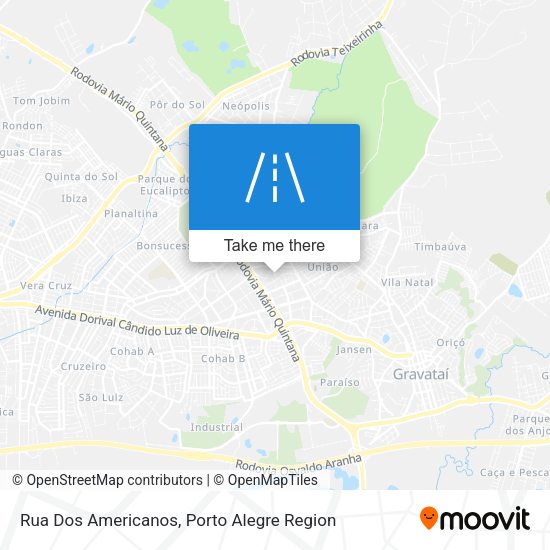 Rua Dos Americanos map