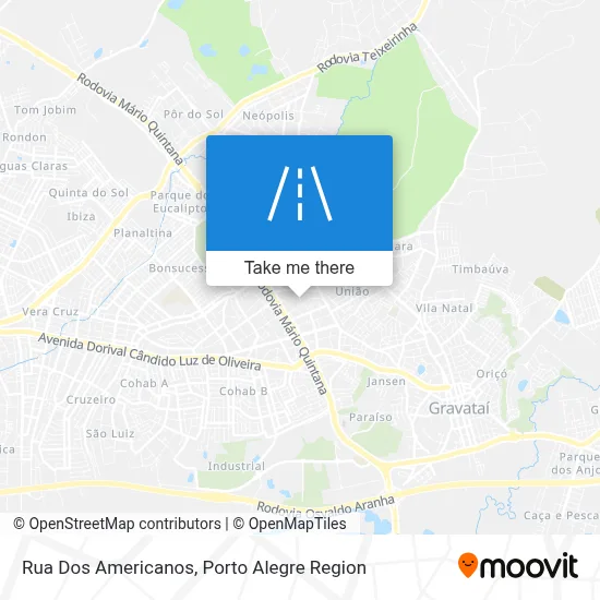 Rua Dos Americanos map