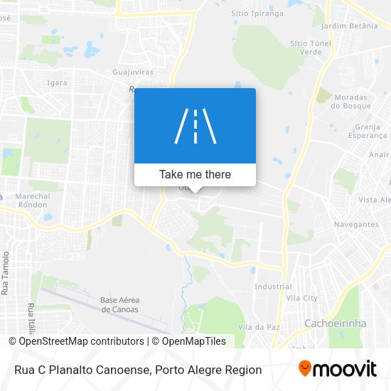 Rua C Planalto Canoense map