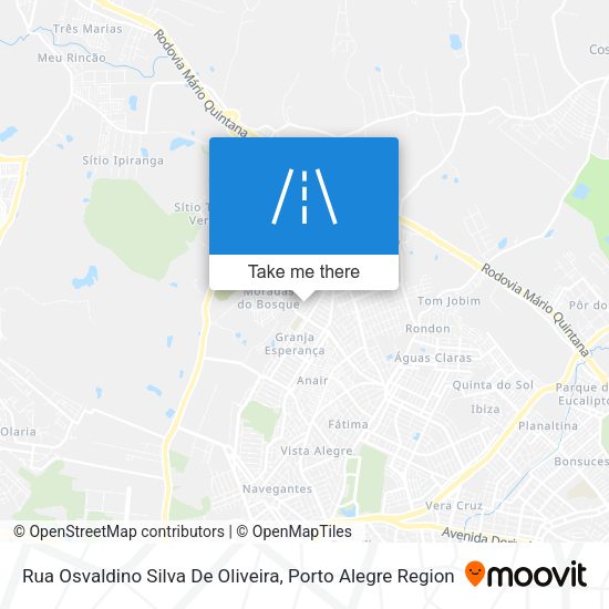 Rua Osvaldino Silva De Oliveira map