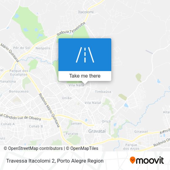 Travessa Itacolomi 2 map