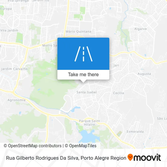 Rua Gilberto Rodrigues Da Silva map