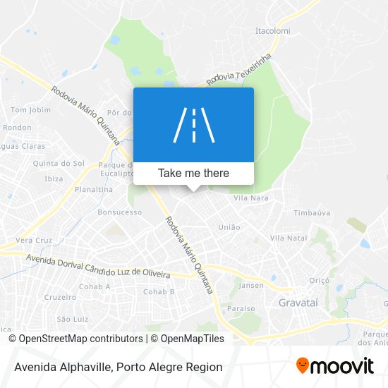 Avenida Alphaville map