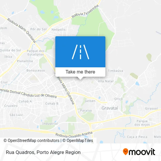 Rua Quadros map