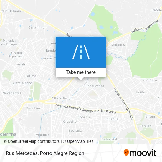 Rua Mercedes map