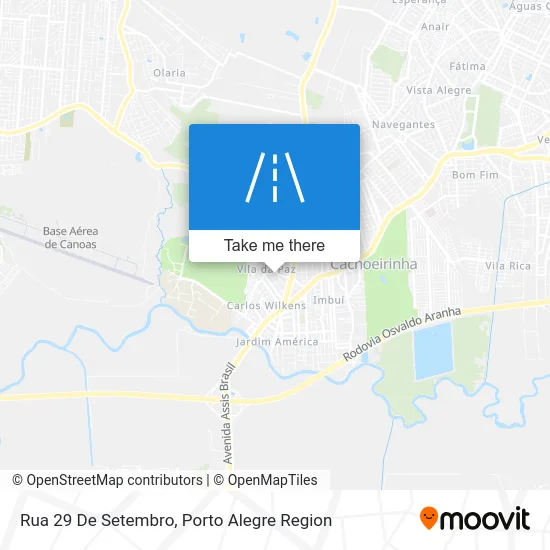 Rua 29 De Setembro map