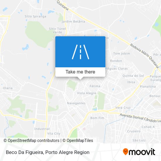 Beco Da Figueira map