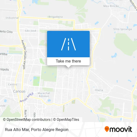 Rua Alto Mar map