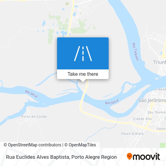 Rua Euclides Alves Baptista map