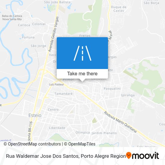 Rua Waldemar Jose Dos Santos map