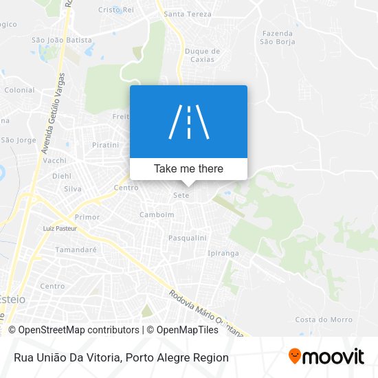 Rua União Da Vitoria map