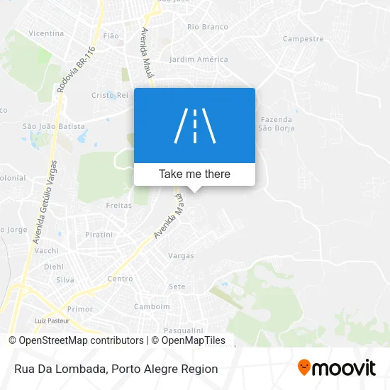Rua Da Lombada map