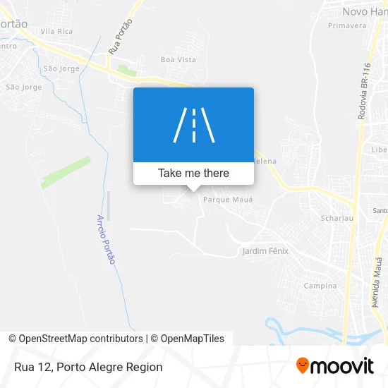 Rua 12 map