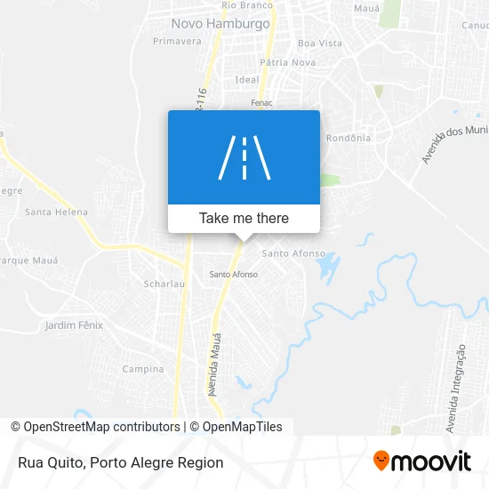 Rua Quito map