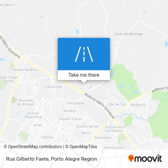 Rua Gilberto Faete map
