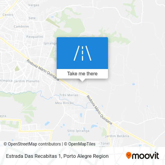 Estrada Das Recabitas 1 map
