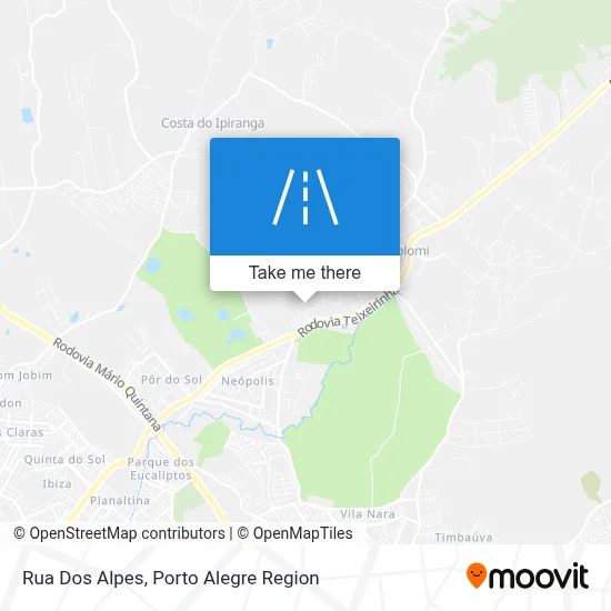 Rua Dos Alpes map