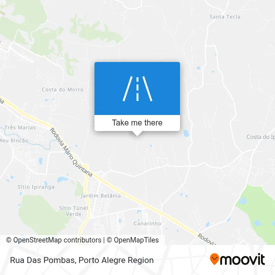 Rua Das Pombas map