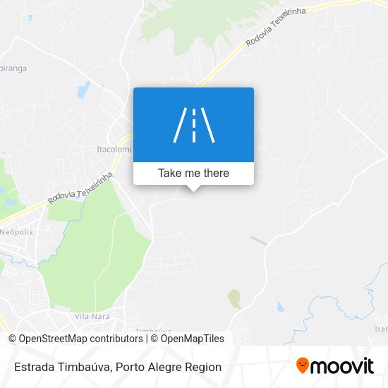 Estrada Timbaúva map