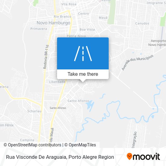 Rua Visconde De Araguaia map