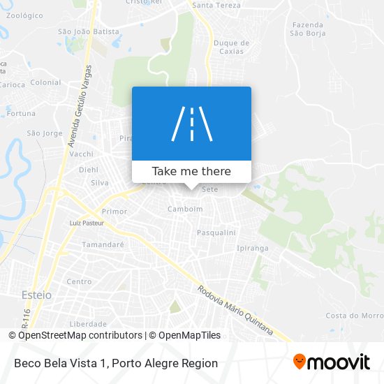 Beco Bela Vista 1 map