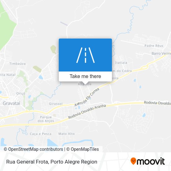 Rua General Frota map