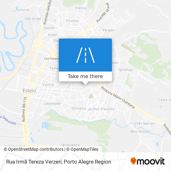 Rua Irmã Tereza Verzeri map