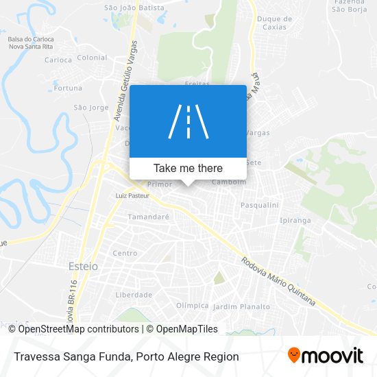 Travessa Sanga Funda map