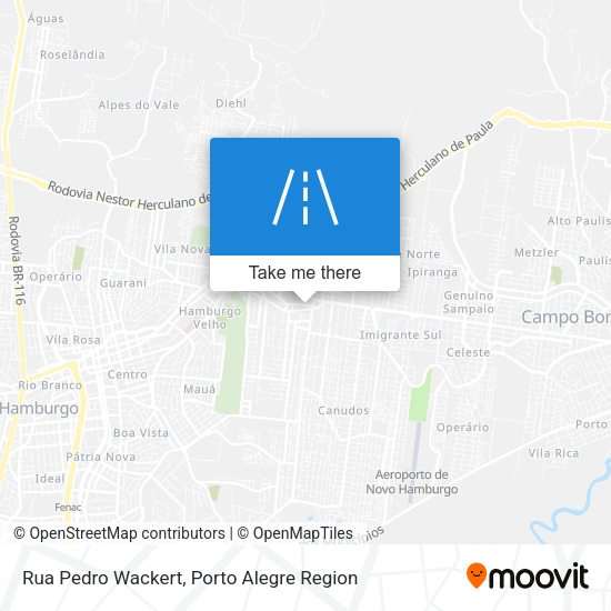 Rua Pedro Wackert map