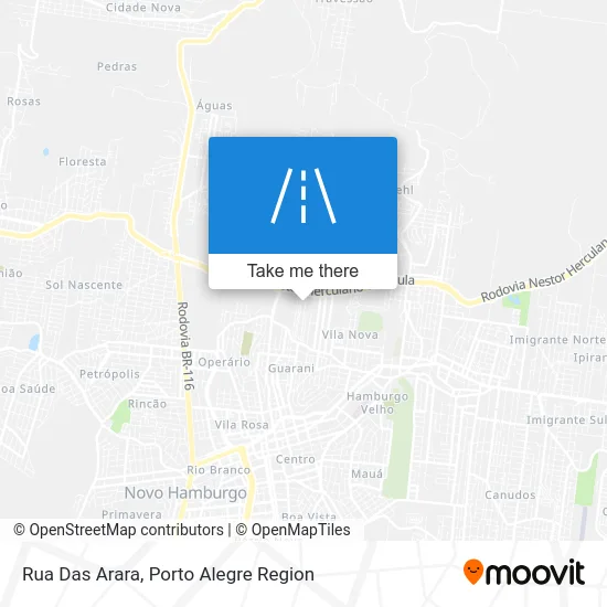 Rua Das Arara map