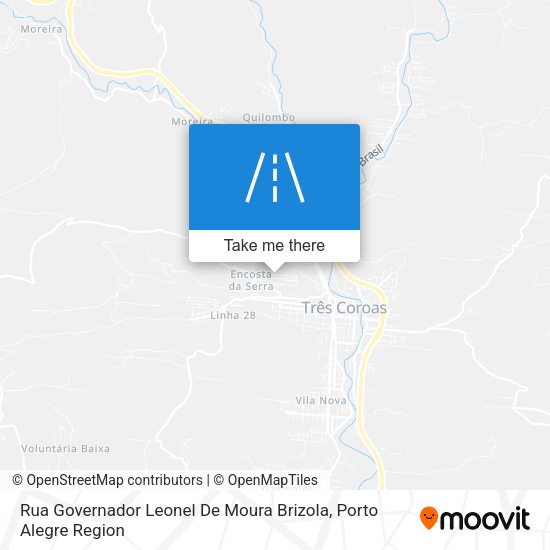 Rua Governador Leonel De Moura Brizola map